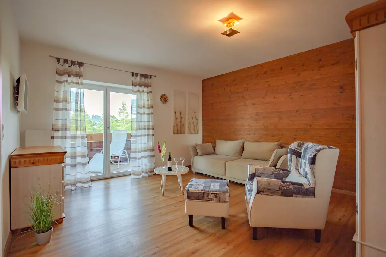 Ferienwohnung mit Bergblick